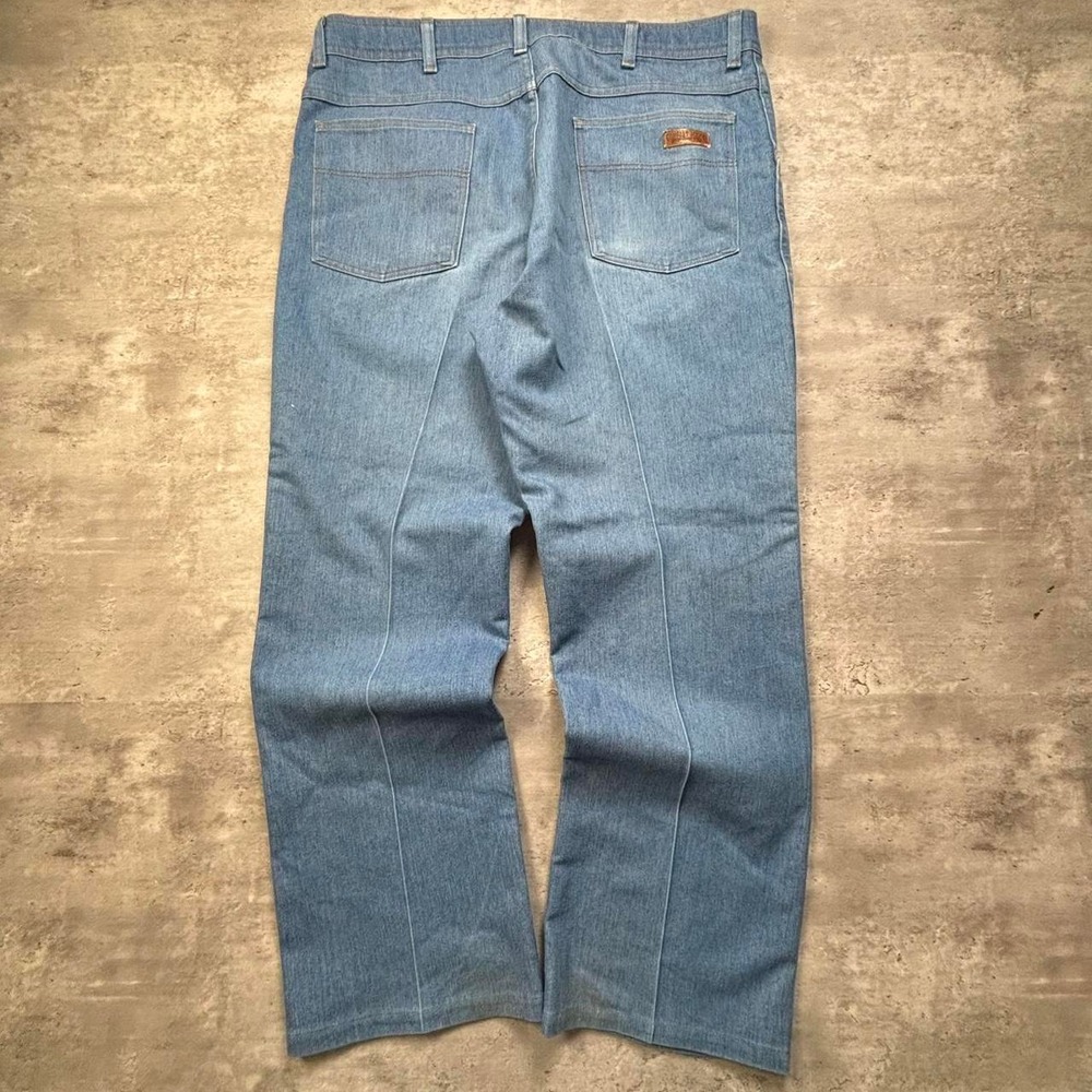 Wrangler Western Jeans 36x30 Blue Vintage Comfort Action Slacks Denim